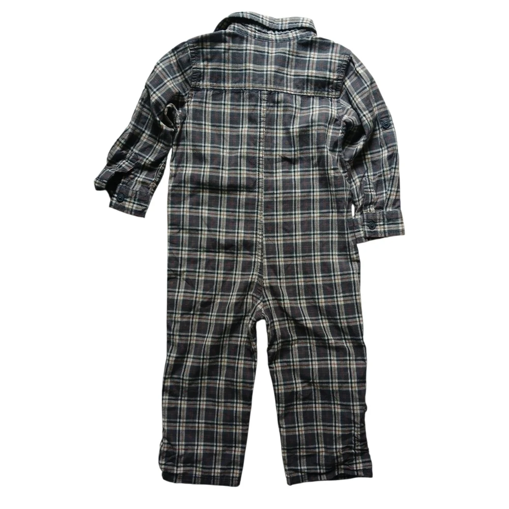 Baby GAP Baby Plaid Jumpsuit Romper 18-24 Months Cotton Lightweight